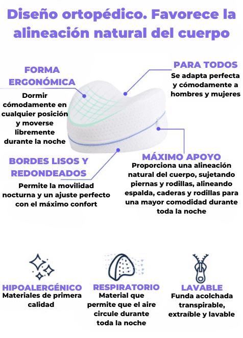Almohada Terapéutica para la Espalda – Alivio Natural del Dolor
