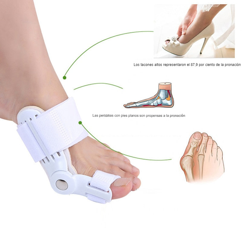 2 Piezas Correctores de Juanetes Hallux Valgus – Separador y Corrector para Dedos