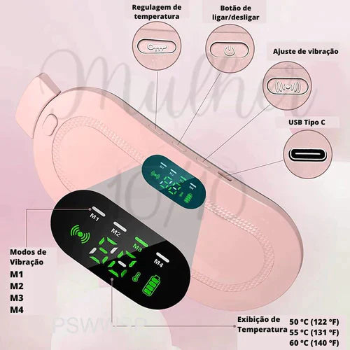 Cinta Eléctrica Anti-Cólicas – Alivio Rápido y Natural para el Dolor Menstrual