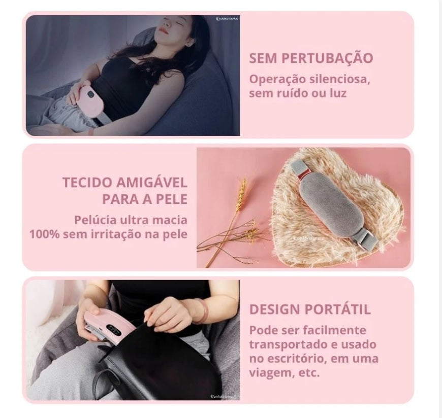 Cinta Eléctrica Anti-Cólicas – Alivio Rápido y Natural para el Dolor Menstrual