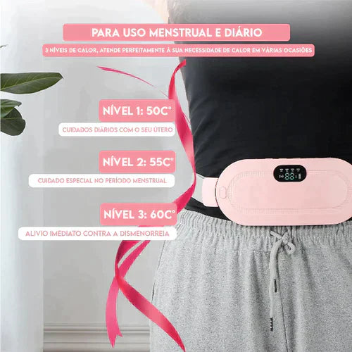 Cinta Eléctrica Anti-Cólicas – Alivio Rápido y Natural para el Dolor Menstrual
