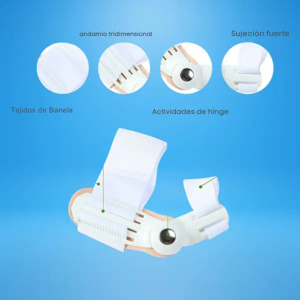 2 Piezas Correctores de Juanetes Hallux Valgus – Separador y Corrector para Dedos