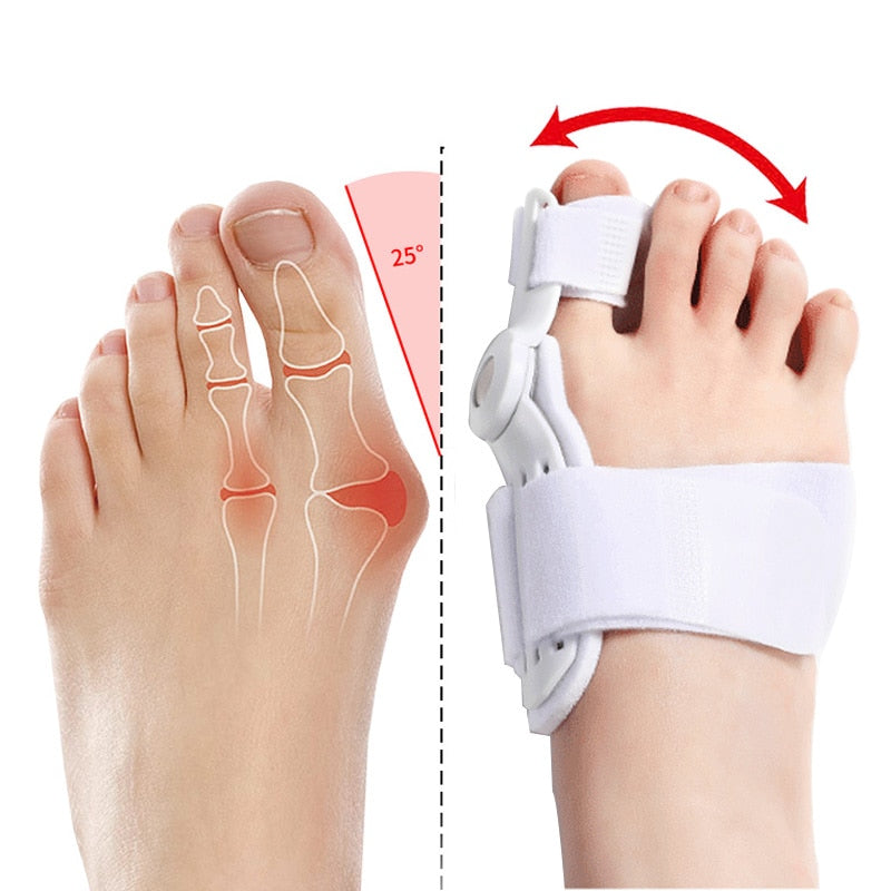 2 Piezas Correctores de Juanetes Hallux Valgus – Separador y Corrector para Dedos